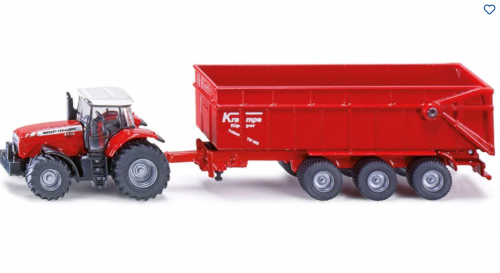 Massey Ferguson Traktor mit Anhänger